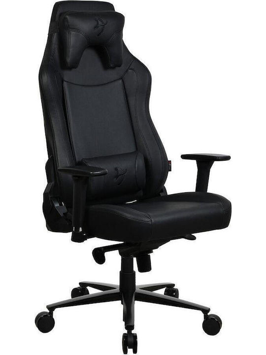Archos Vernazza XL Artificial Leather Gaming Chair with Adjustable Arms Black