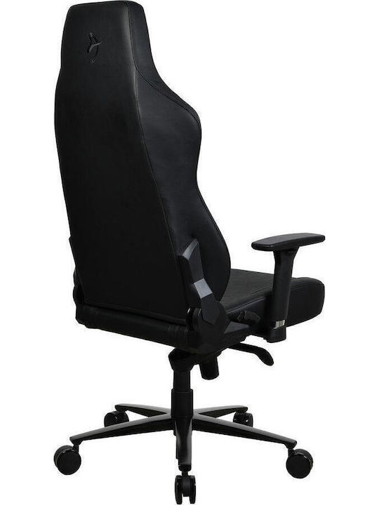 Archos Vernazza XL Artificial Leather Gaming Chair with Adjustable Arms Black