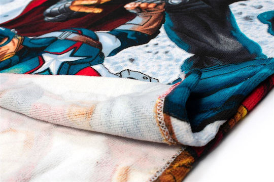 Πόντσο Θαλάσσης Quick Dry Marvel Avengers 40 Ice Blue 50x100cm Marvel