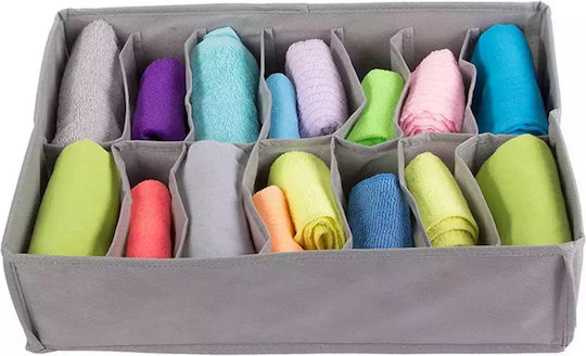 Verk Group Οργανωτής Υφασμάτινη Θήκη Αποθήκευσης για Εσώρουχα / Κάλτσες σε Γκρι Χρώμα Verk Group Οργανωτής Υφασμάτινη Θήκη Αποθήκευσης για Εσώρουχα / Κάλτσες σε Γκρι Χρώμα