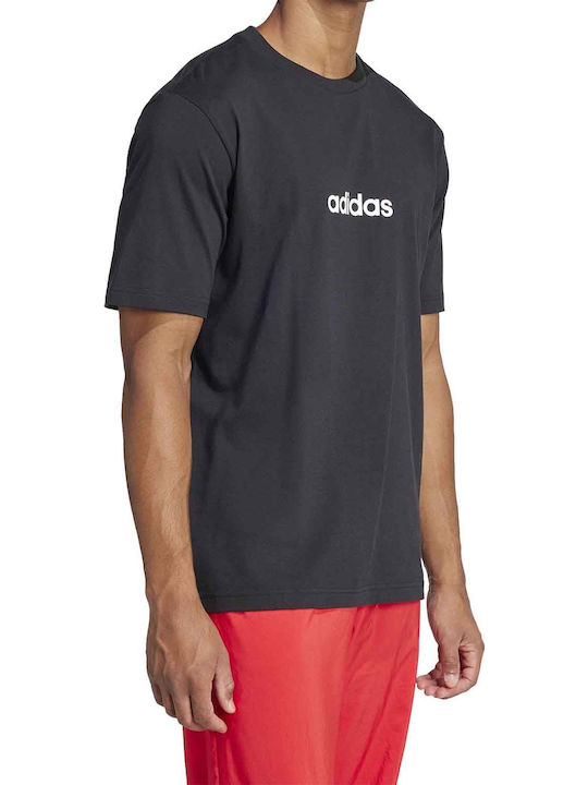 Essentials Linear T-shirt Μαύρο