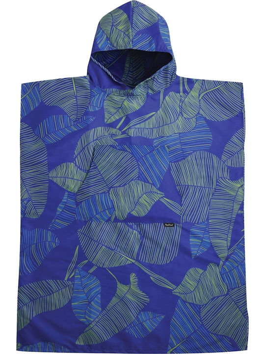 Packtowl Beach Poncho Blue