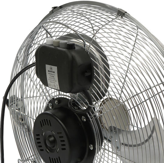 Human FE-40 Ανεμιστήρας Δαπέδου 90W Διαμέτρου 40cm Ασημί
