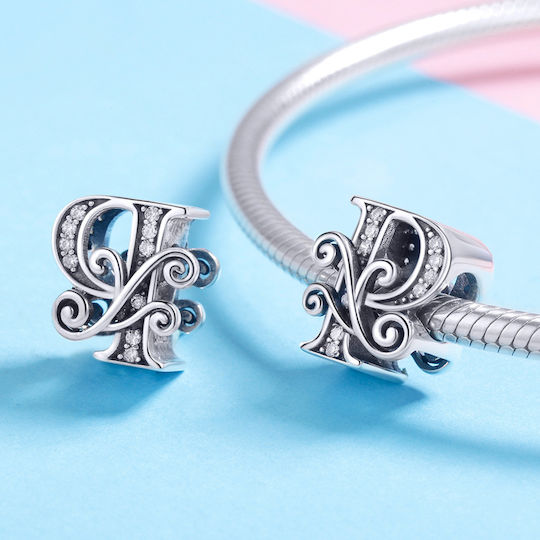 Silber Charm 925 P Kalligraph