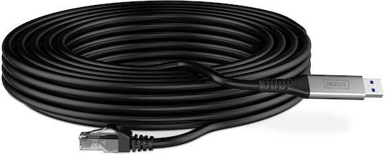 Digitus Καλώδιο 10m (AK-300600-100-S) 1τμχ