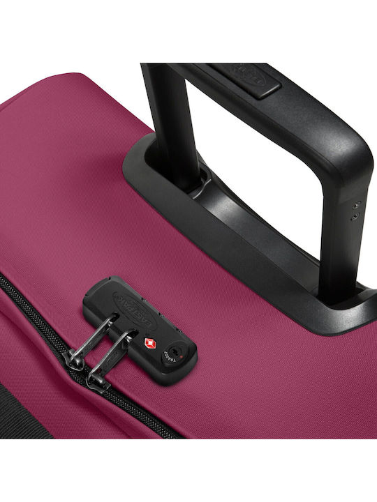 Eastpak Tranverz S Cabin Suitcase Wine Burgundy With 4 Wheels Height 51cm