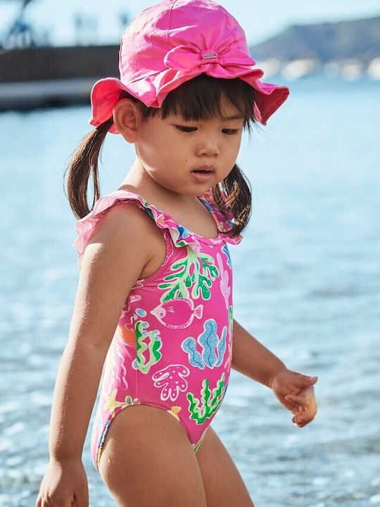 Mayoral Kids Swimwear One-Piece Fuchsia