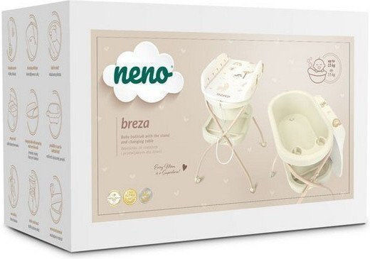 Neno Baby Bath-Changing Table Beige
