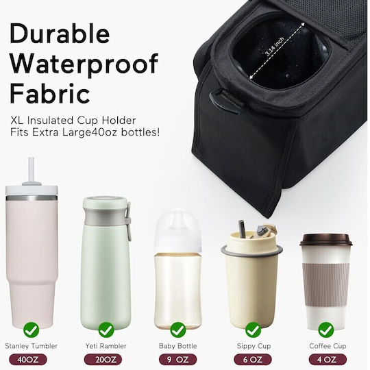 Momcozy Organizator Pentru Cărucior Negru