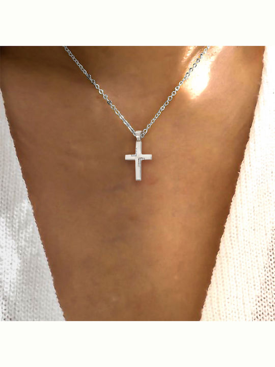 Daskalakis White gold Σταυρός
