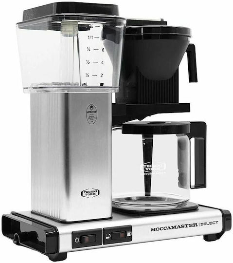 Moccamaster KBG 741 Select Καφετιέρα Φίλτρου 1520W Silver Brushed