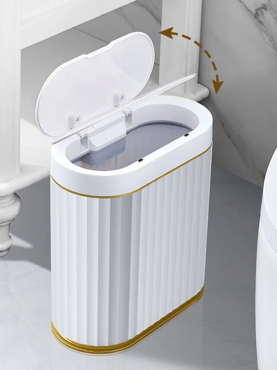 Home Use Plastic Bathroom Basket 7lt White