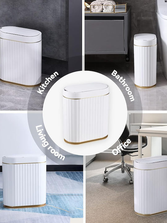 Home Use Plastic Bathroom Basket 7lt White