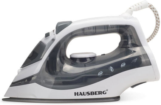 Hausberg HB-7850GR Σίδερο Ατμού 2000W με Κεραμική Πλάκα και Συνεχόμενη Παροχή 10gr/min