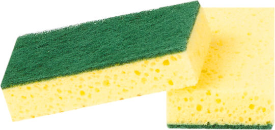 Cyclops Kitchen Sponge for Dishes Yellow Lemon 7pcs