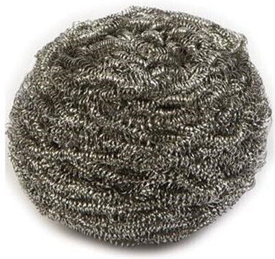 Cisne Scourer Συρμάτινο Σφουγγάρι Γενικής Χρήσης 40gr Ασημί