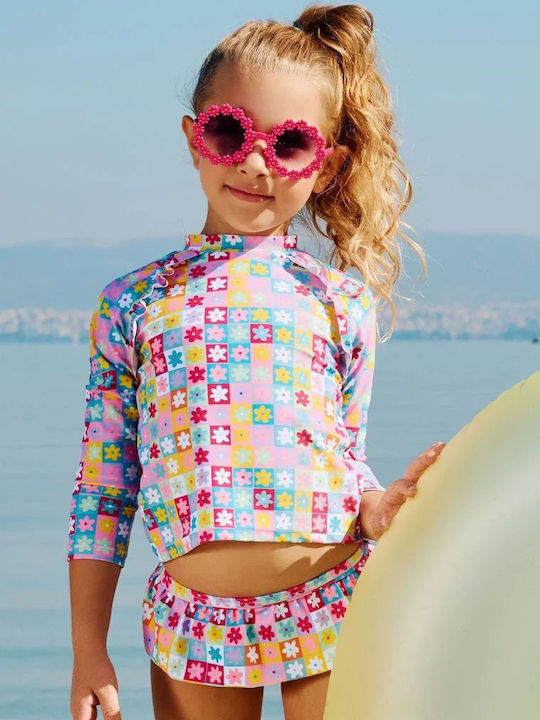 Energiers Flowers Kids Swimwear Swimwear Set Multicolour