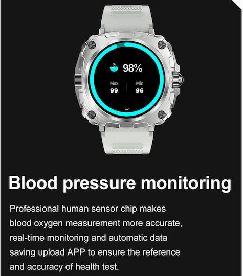 Microwear Ak71 Smartwatch (Μαύρο)