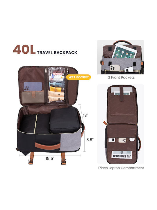 Lovevook Backpack 40lt Μαύρο/Γκρι