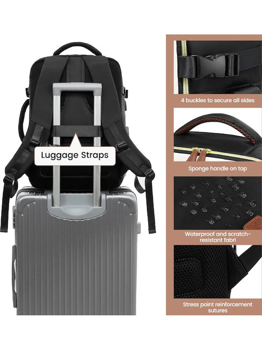 Lovevook Backpack Αδιάβροχο 40lt Μαύρο Lovevook Backpack Αδιάβροχο 40lt Μαύρο