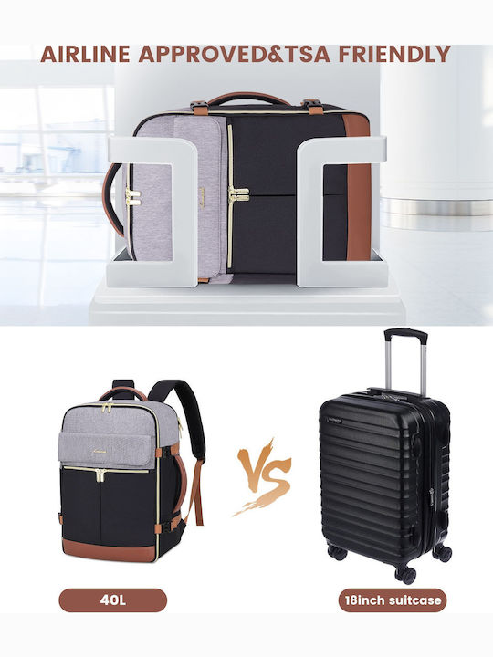 Lovevook Backpack 40lt Μαύρο/Γκρι