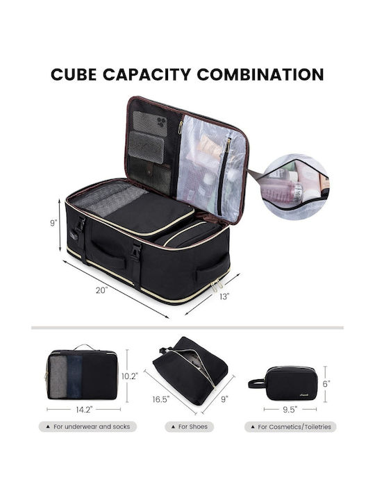 Lovevook Backpack Αδιάβροχο 40lt Μαύρο
