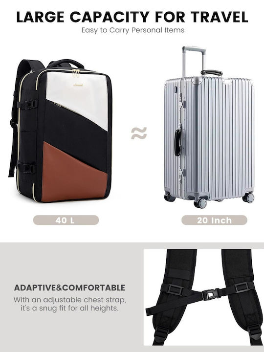 Lovevook Backpack Αδιάβροχο 40lt Μαύρο