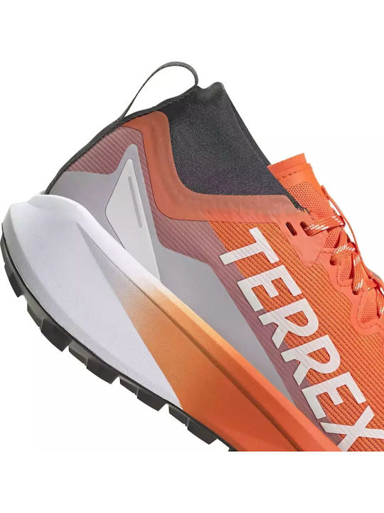 adidas Terrex Men's Waterproof Hiking Shoes With Gore-Tex Membrane Orange