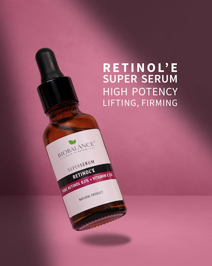 Alpaya Dermaceuticals Super Serum Retinol'E Καταπραϋντικό και Αντι-İmbătrânire Serum Ochi με Ρετινόλη και Vitamina E pentru Strălucire și Tonifiere 30ml