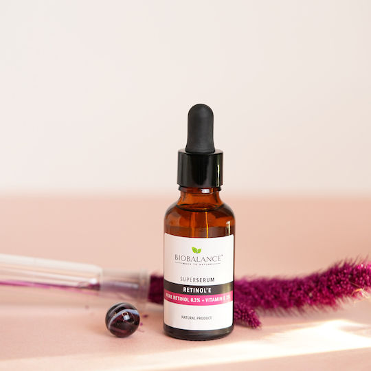 Alpaya Dermaceuticals Super Serum Retinol'E Καταπραϋντικό και Αντι-İmbătrânire Serum Ochi με Ρετινόλη και Vitamina E pentru Strălucire și Tonifiere 30ml