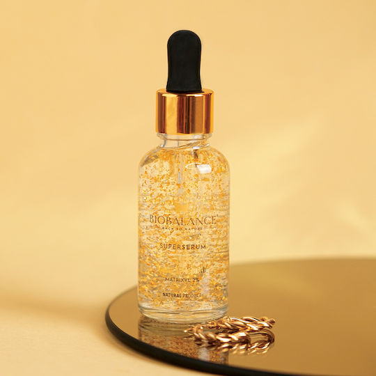 Alpaya Dermaceuticals Super Serum 24K Gold Serumul Anti-îmbătrânire pentru Ochi cu Peptide pentru Strălucire 30ml