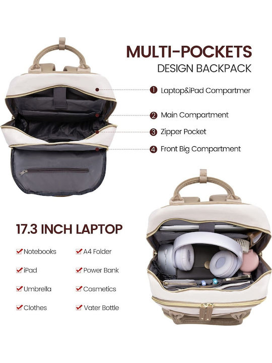 Lovevook Geantă Rucsacuri pentru laptop 15.6" khaki/beige MB2012