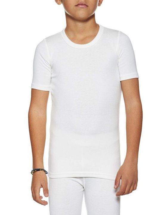Namaldi Herren Thermo Kurzarmshirt Weiß