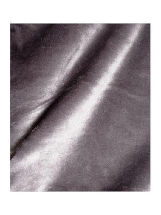 Silk Fashion Κουβέρτα Βελουτέ Υπέρδιπλη 220x240εκ. Ανοιχτό Γκρι 5206978075421