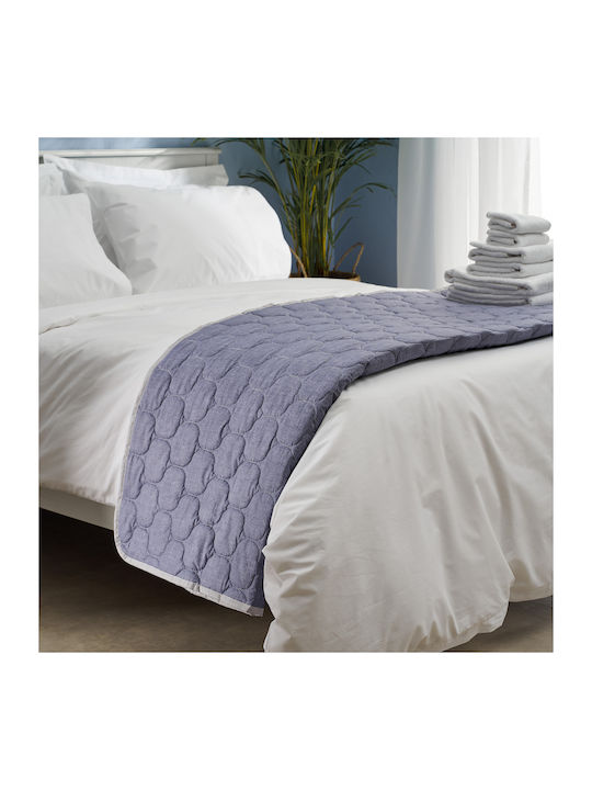 Charalambidis Textiles Σεντόνι King Size με Λάστιχο 250x270εκ. Λευκό