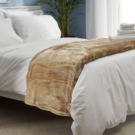 Charalambidis Textiles Bettlaken King Size mit Gummiband 250x270cm. White