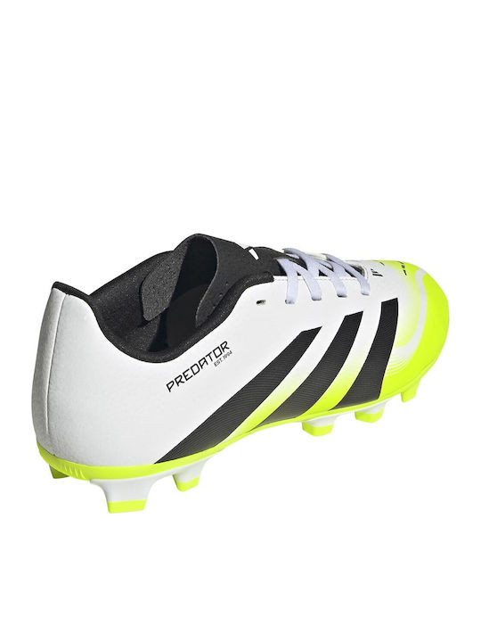 Predator Club Kids Molded Soccer Shoes White
