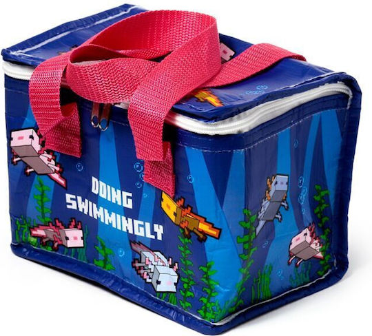 Puckator Geantă Izotermică de Prânz de Mână pentru Școală Minecraft 17 x 13 x 20cm