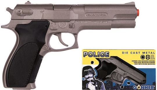METALLIC Karneval Waffe aus Metall 1Stück
