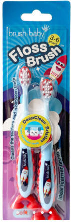 Brush Baby Set Children's Toothbrushes For 3+ Years 2 Pieces Multicolour