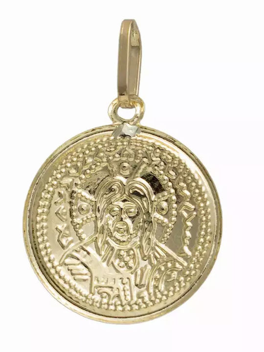 Anhänger Kinder Amulett mit Jesus Christus aus Gold 9K 052254