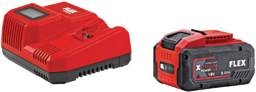 Flex CS 68 18-EC Δισκοπρίονο 18V 1x8Ah με Σύστημα Αναρρόφησης
