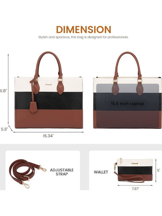 Set Women's Bag Shopper Shoulder Brown