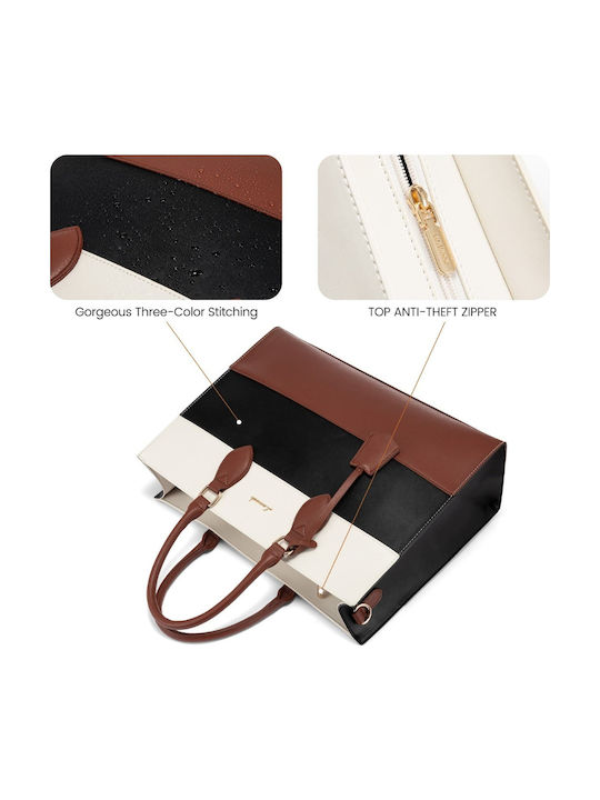 Set Women's Bag Shopper Shoulder Brown