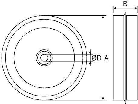 Tropchos Stefani 320x100x2,5mm Plastiko Kouzineto Φ30