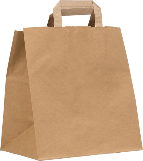 Papier Essensbeutel Kraft Flach Glatt 26x17x25 250 Stück