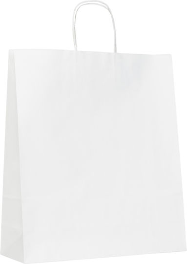 Paper Bag White Twisted Premium Italy 18x8x24 400pcs