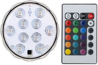 Submersible Pool Spotlight with Remote Control and Multicolour (RGB) Light 201058