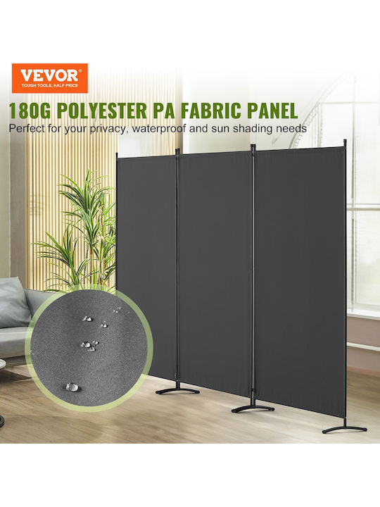 Vevor Διακοσμητικό Παραβάν Υφασμάτινο 228x184cm