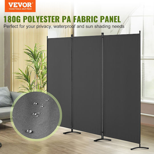 Vevor Διακοσμητικό Παραβάν Υφασμάτινο 228x184cm